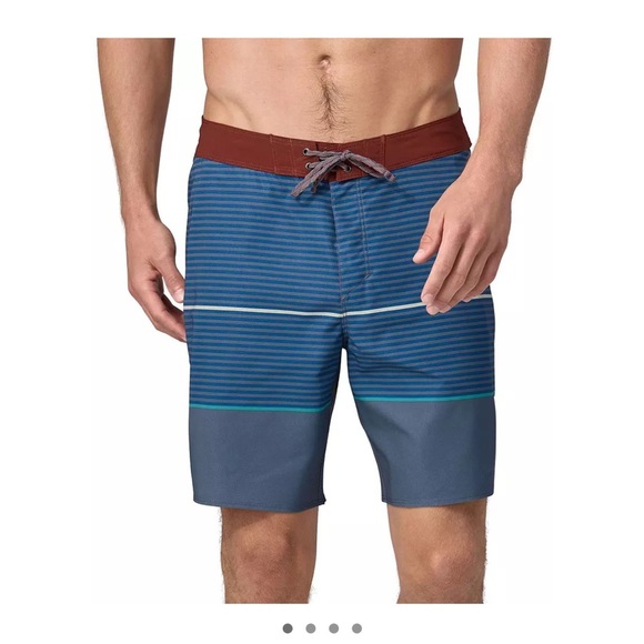 Patagonia Men's Size 30 Hydropeak 18" Boardshorts Blue Swim Bottoms Trunks NWT - Picture 7 of 10